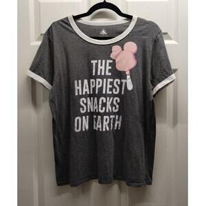 Disney Parks Women Size XL Happiest Snacks on Earth Mickey Ice Cream Bar T-Shirt